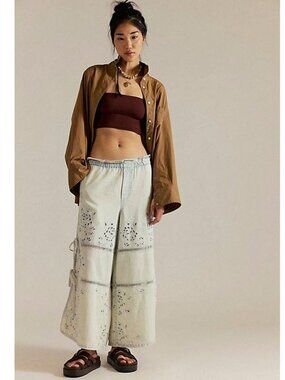 Free People We The Free Day Break Jeans Sz M